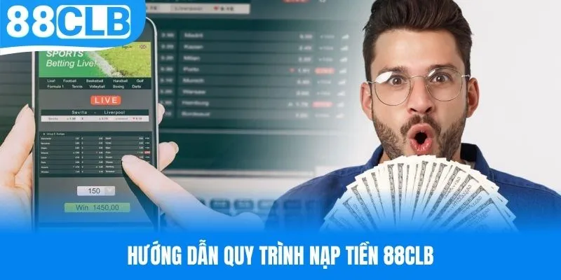 Thao tác giúp thực hiện lệnh nạp tiền 88CLB thành công